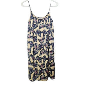 Tucker Women's Midi Dress - Navy and Pink Print